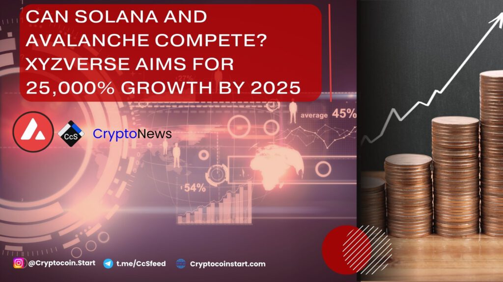 Can Solana and Avalanche Compete? XYZVerse Aims for 25,000% Growth by 2025