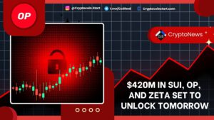 $420M in SUI, OP, and ZETA Set to Unlock Tomorrow