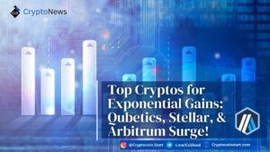 Top Cryptos for Exponential Gains: Qubetics, Stellar, & Arbitrum Surge!