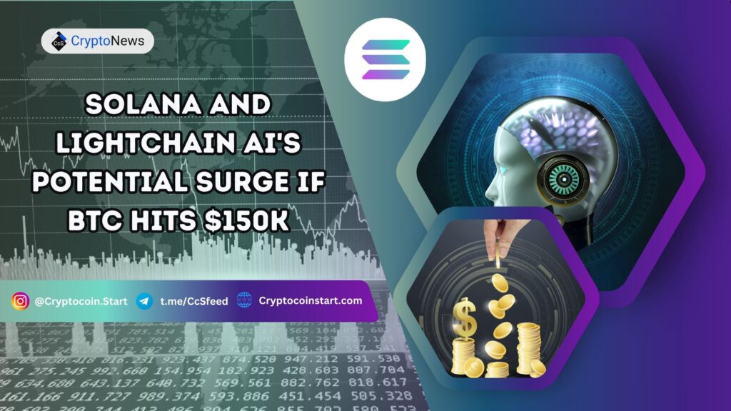 Solana and Lightchain AI's Potential Surge if BTC Hits $150K