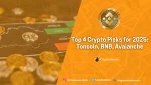 Top 4 Crypto Picks for 2025: Toncoin, BNB, Avalanche