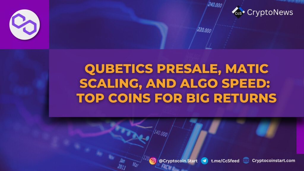 Qubetics Presale, MATIC Scaling, and ALGO Speed: Top Coins for Big Returns