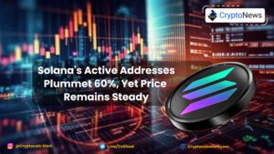 Solana's Active Addresses Plummet 60%, Yet Price Remains Steady