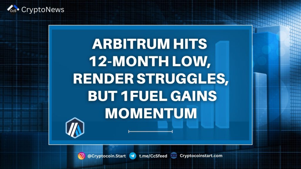 Arbitrum Hits 12-Month Low, Render Struggles, But 1FUEL Gains Momentum 2 ARB 3