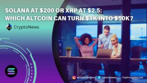 Solana at $200 or XRP at $2.5: Which Altcoin Can Turn $1K into $50K?