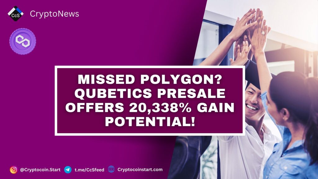 Missed Polygon? Qubetics Presale Offers 20,338% Gain Potential!