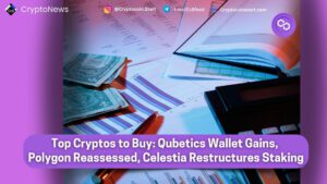 Top Cryptos to Buy: Qubetics Wallet Gains, Polygon Reassessed, Celestia Restructures Staking