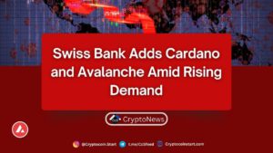 Swiss Bank Adds Cardano and Avalanche Amid Rising Demand