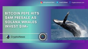 Bitcoin Pepe Hits $4M Presale as Solana Whales Invest $1M+