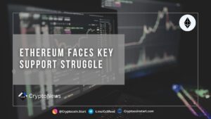 Ethereum Faces Key Support Struggle