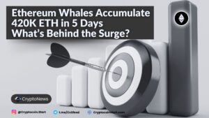 Ethereum Whales Accumulate 420K ETH in 5 Days—What’s Behind the Surge?