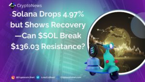 Solana Drops 4.97% but Shows Recovery—Can $SOL Break $136.03 Resistance?