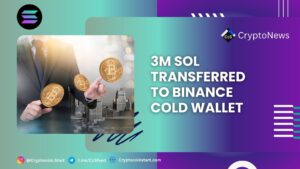 3M SOL Transferred to Binance Cold Wallet