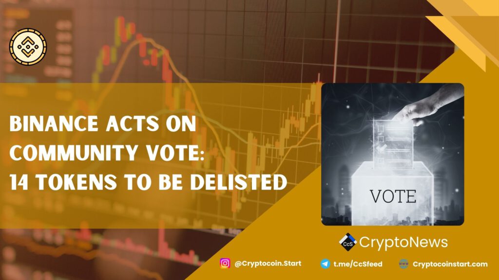 Binance Acts on Community Vote: 14 Tokens to Be Delisted